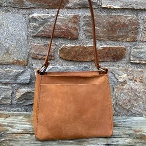 Portland Leather Goods Triangle Shoulder Bag Dakota